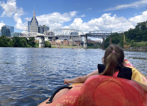 Gay Street and Cumberland River
