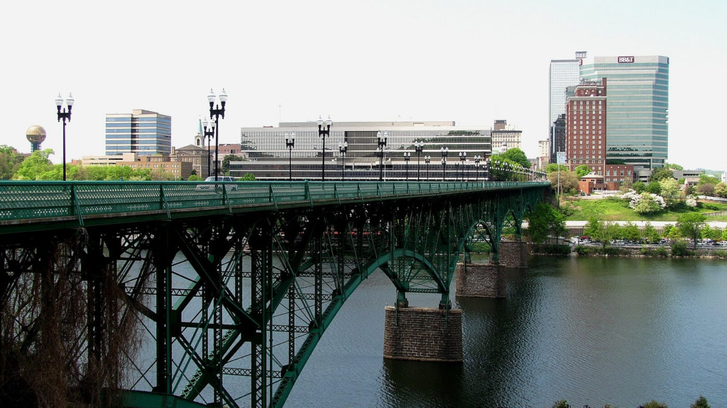 Gay Street and Cumberland River
