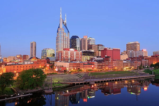 Gay Street and Cumberland River
