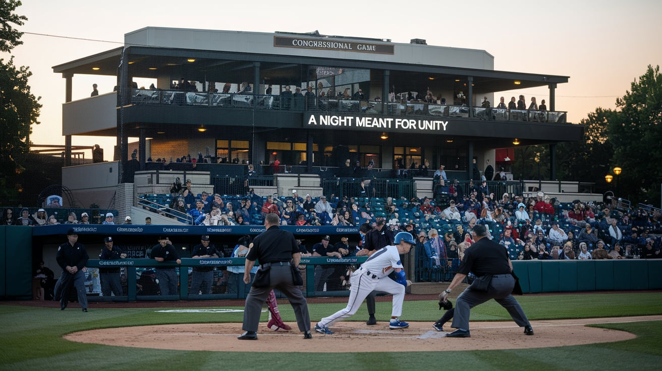 Congressional Baseball Game Descends