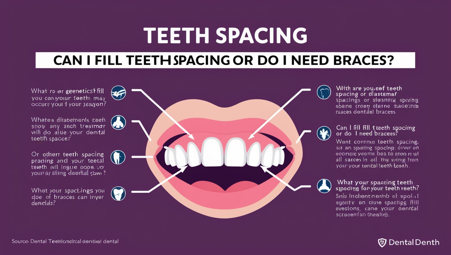 Can IFill Teeth Spacing or Do I Need Braces?