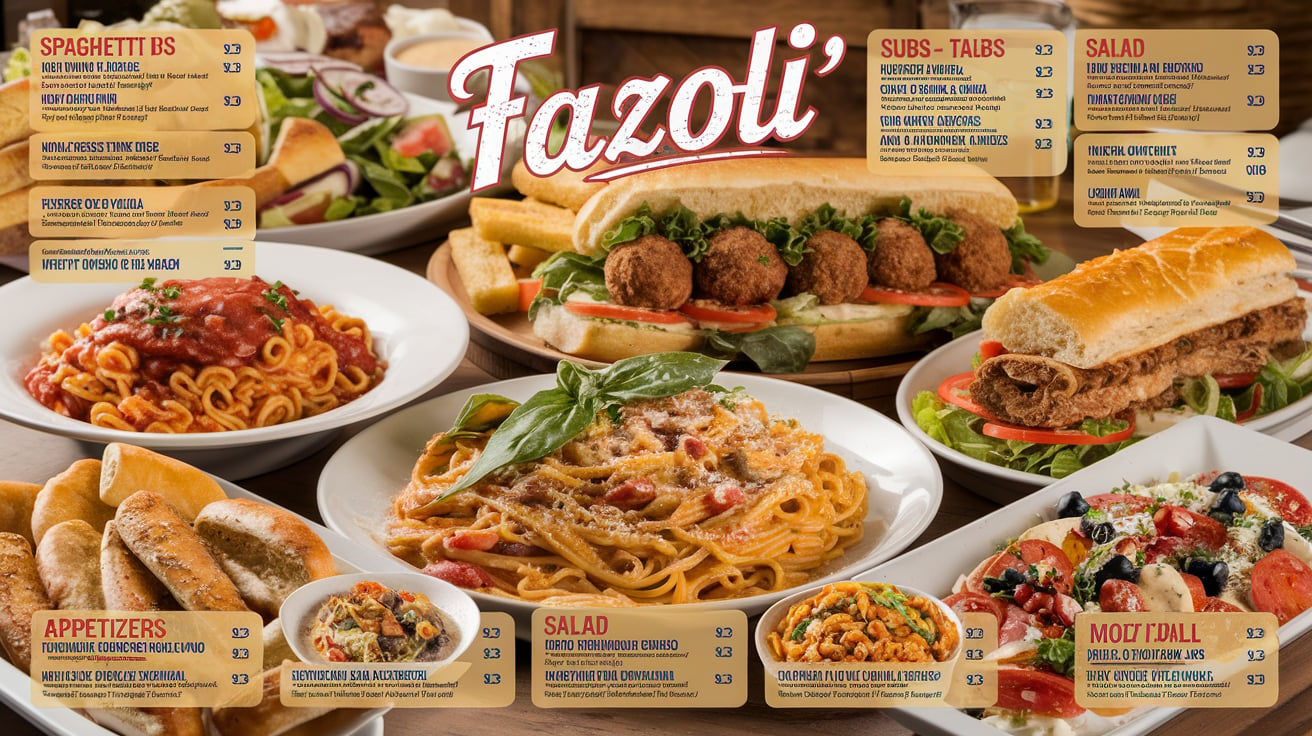 FaZoli's Menu