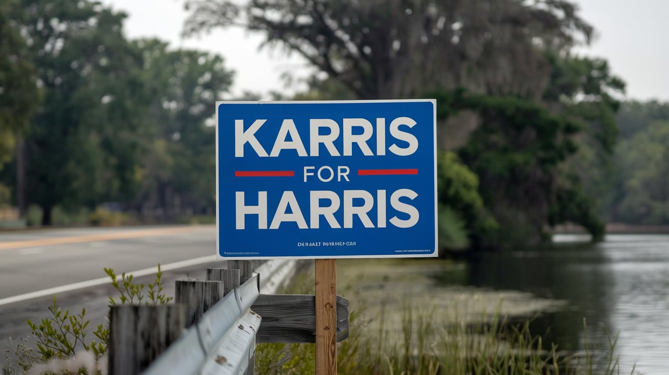 Harris for President Sign