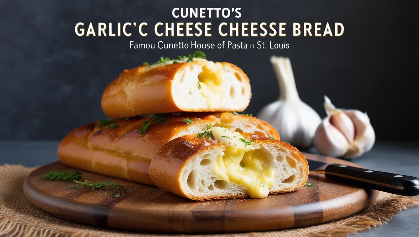 Cunetto's Garlic Cheese Bread Recipe