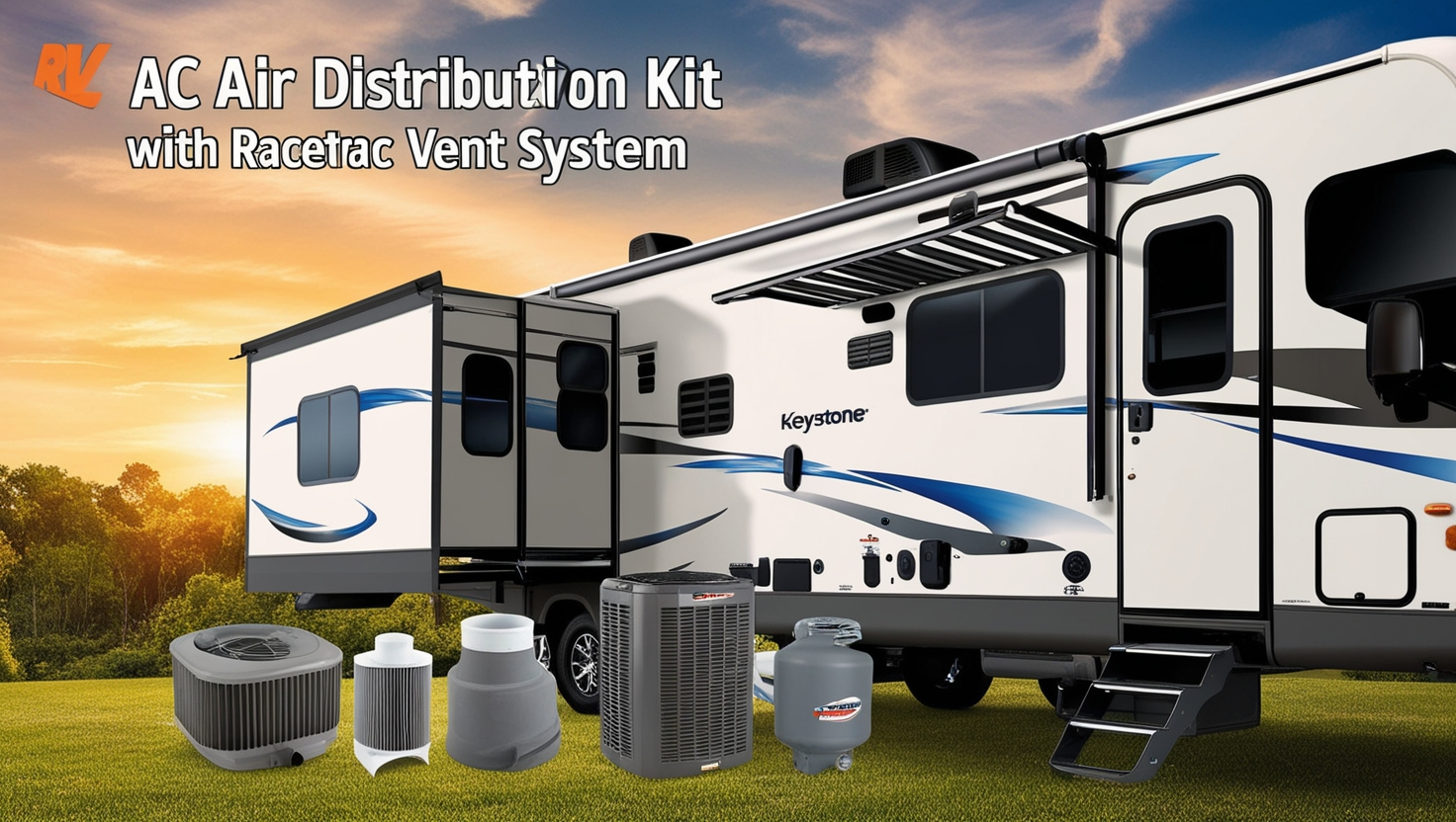 AC Air Distribution Kit for Keystone with Racetrac Vent System