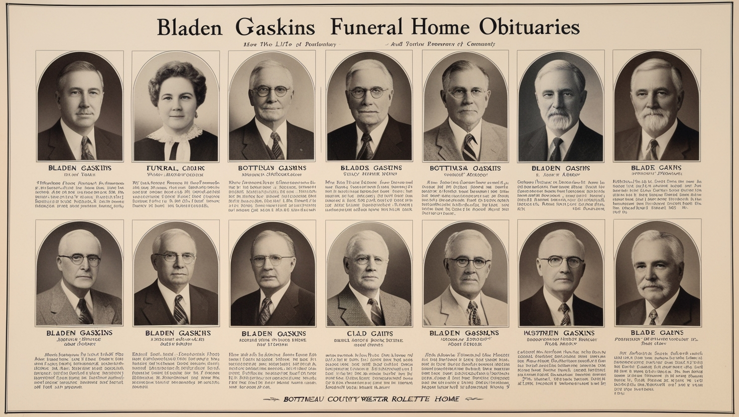 Bladen Gaskins Funeral Home Obituaries