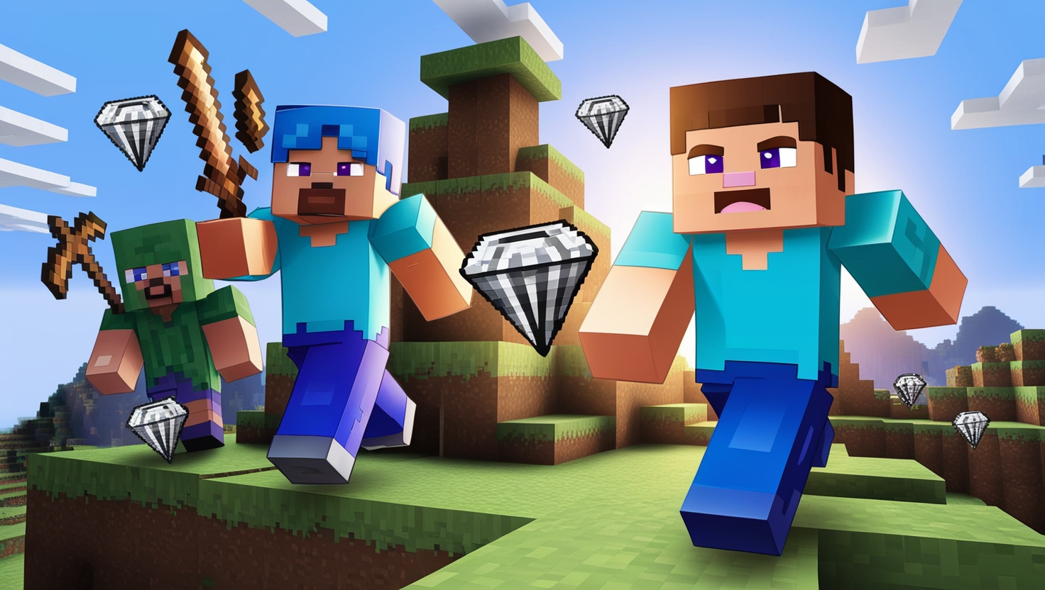 Diamond:lrxzd9btu5e= Minecraft