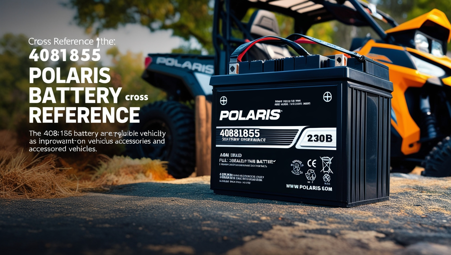 4081855 Polaris Battery Cross Reference