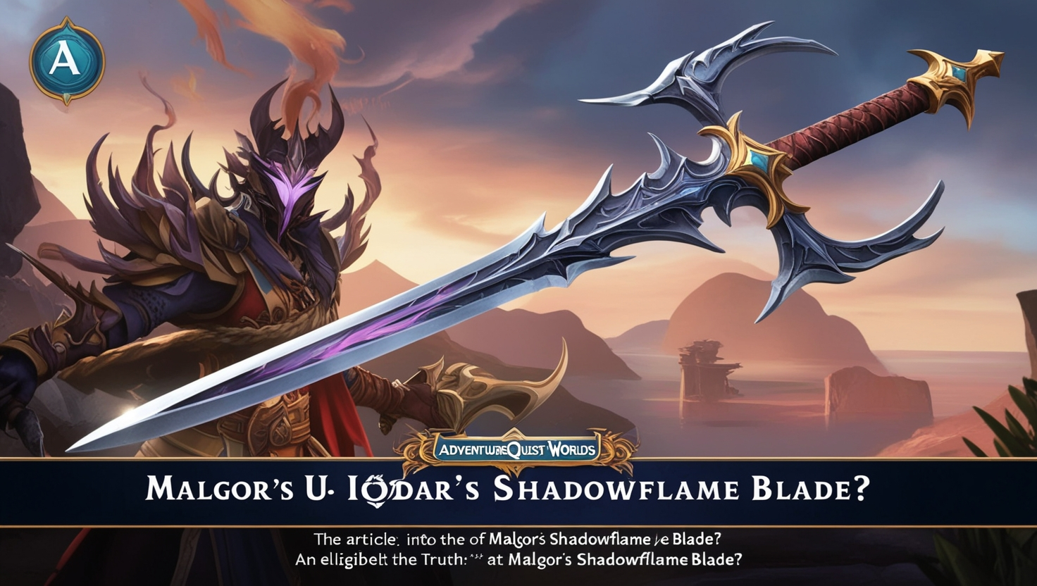 Aqw Cna U Ioda Malgors Shadow Flame Blade