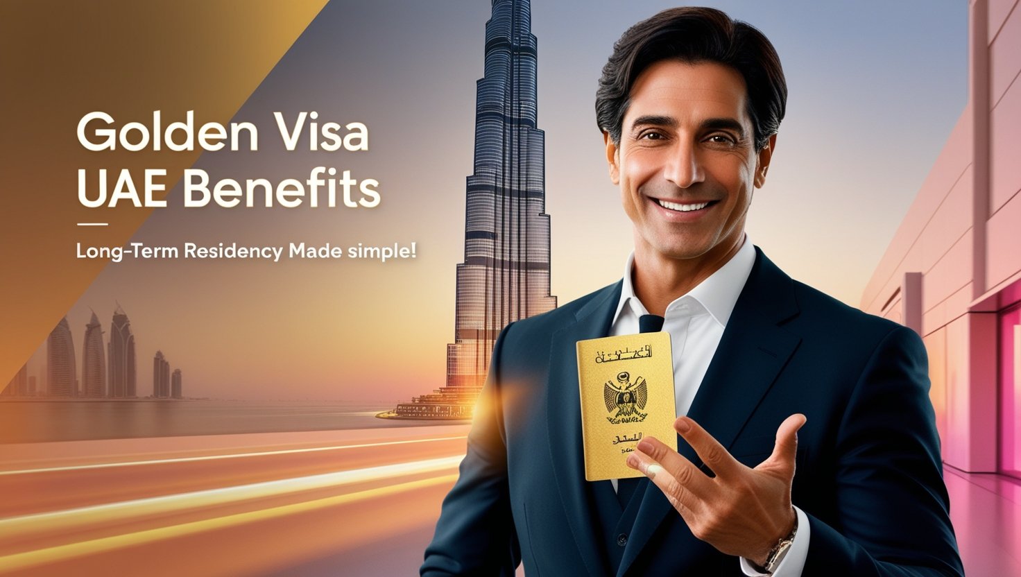 Golden Visa UAE Benefits – Long-Term Residency Made Simple!