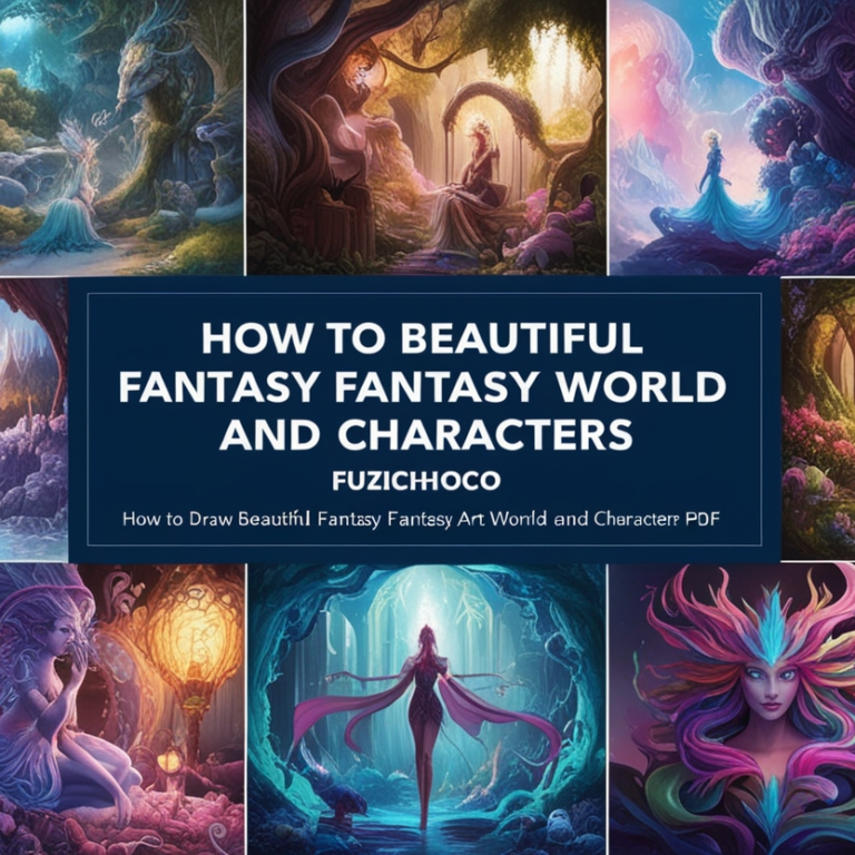 How to Draw Beautiful Fantasy World and Characters PDF fuzichoco