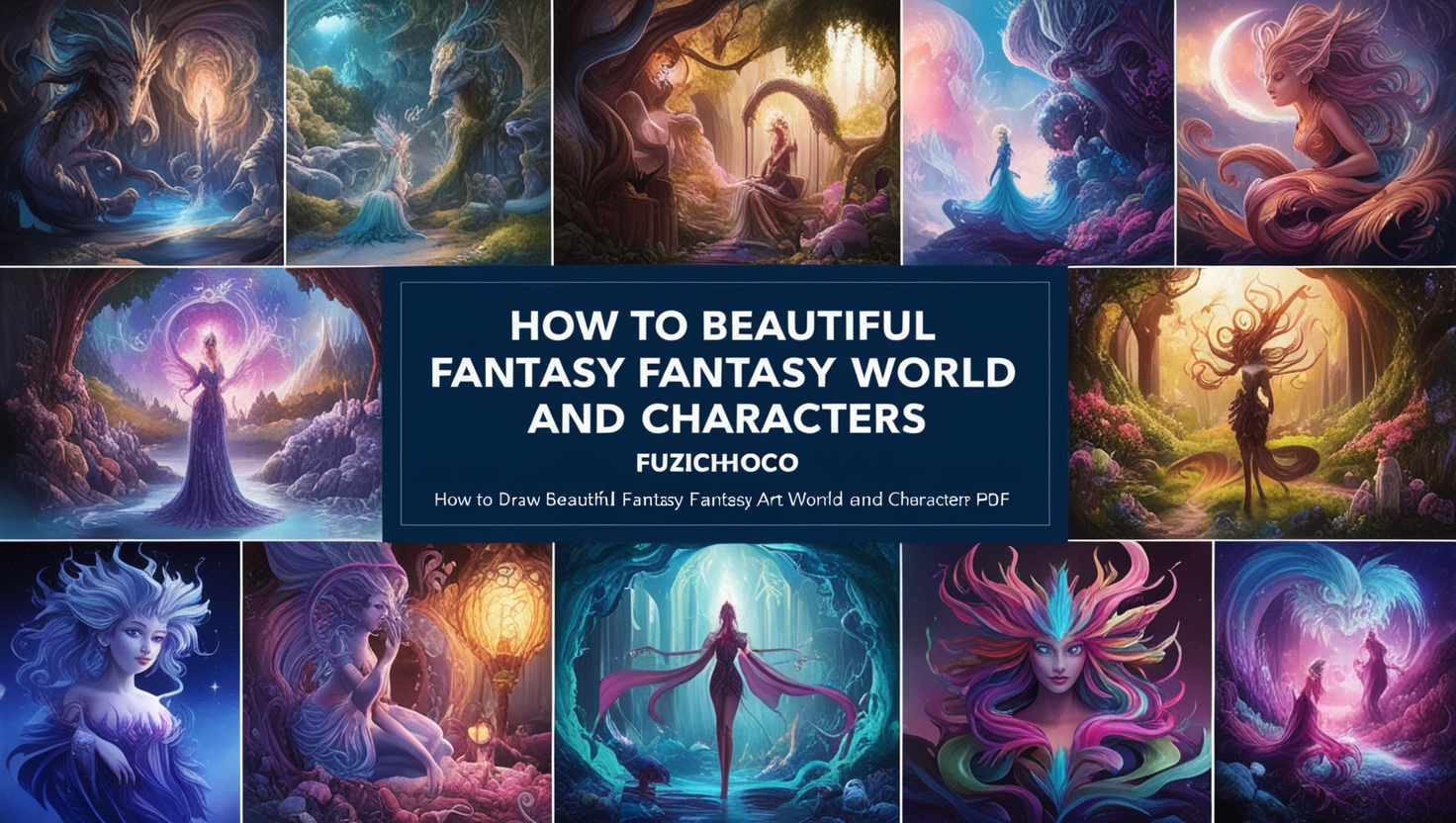 How to Draw Beautiful Fantasy World and Characters PDF fuzichoco