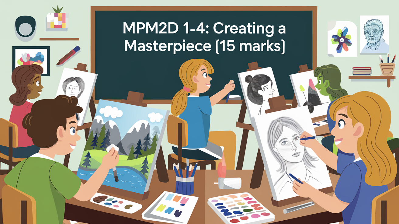 MPM2D 1-4: Creating a Masterpiece [15 Marks] – A Deep Dive into Excellence