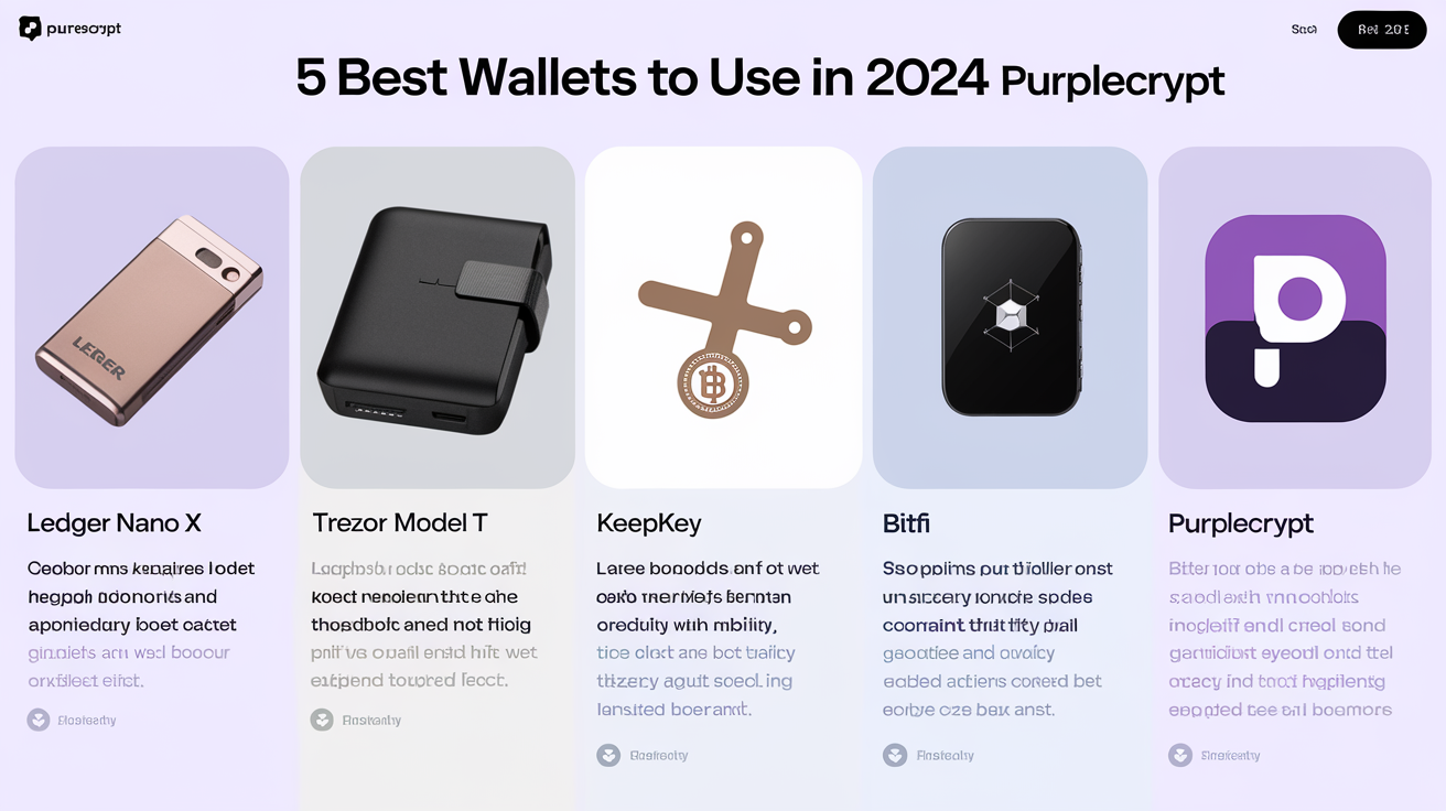 5 Best Wallets to Use in 2024 Purplecrypt: A Guide to Choosing the Perfect Wallet