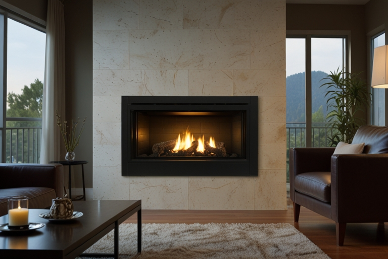 Solvi FBD400RT-O/CG Vent-Free Gas Fireplace