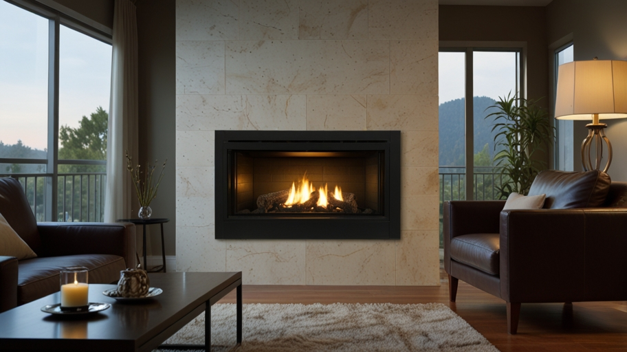 Solvi FBD400RT-O/CG Vent-Free Gas Fireplace