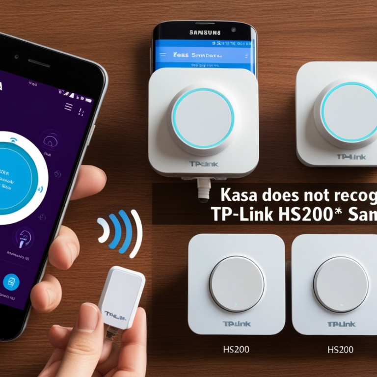 Kasa does not recognize TP-Link HS200 Samsung
