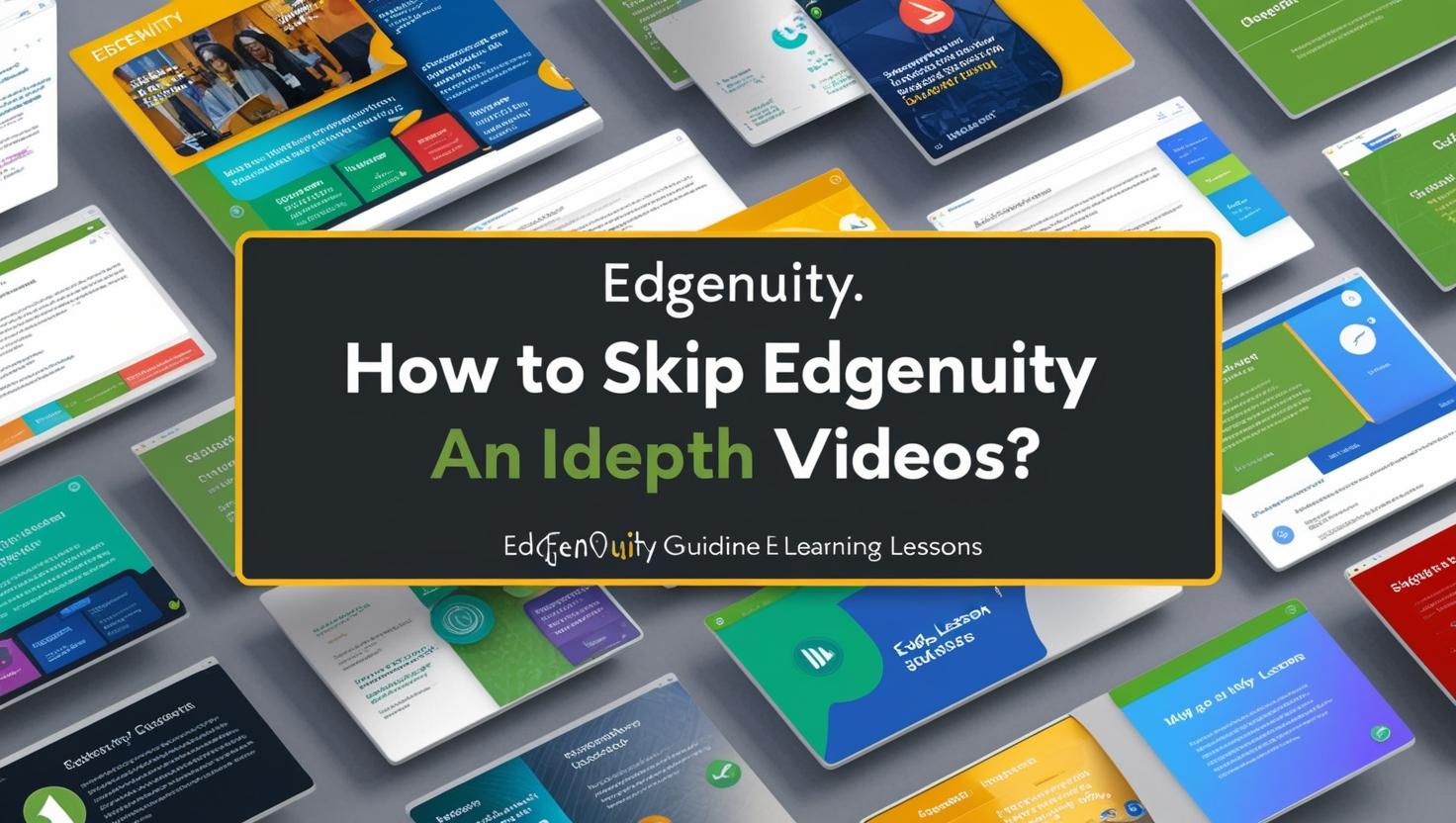 How to Skip Edgenuity Videos: An In-Depth Guide