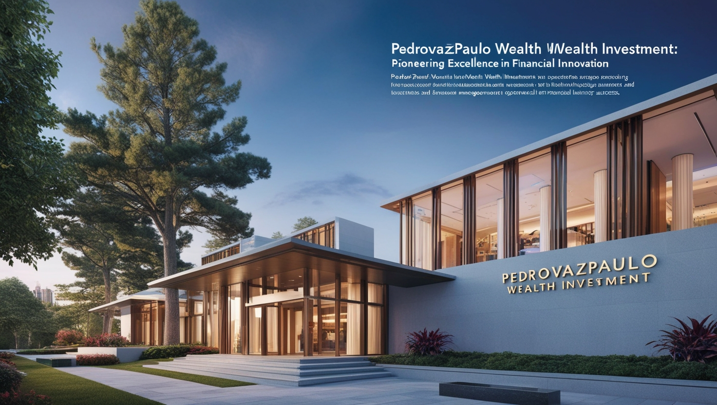 PedroVazPaulo Wealth Investment: Pioneering Excellence in Financial Innovation